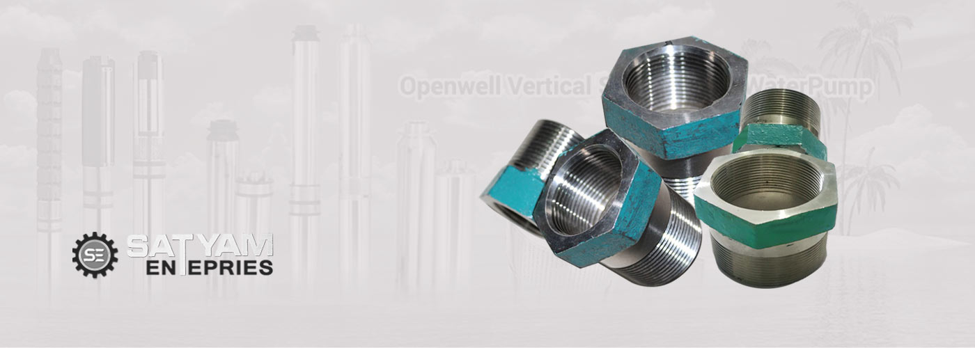  CNC Thread Bush Socket - SS Reduce Bush - SS Bush Socket - Satyam Enterprise Manufacturers Rajkot